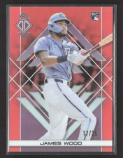 2025 Topps Transcendent James Wood #85 Orange Refractor RC 17/25