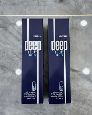 2 PACK DoTERRA Deep Blue doterra Rub Body Cream - 4 oz U.S. Stock EXP 2027