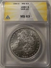 ANACS  MS 63  1880  VAM-10 Morgan Dollar