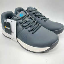 FitVille Mens Golf Shoes Spiked Wide Professional Outdoor Sneakers Men 8.5W