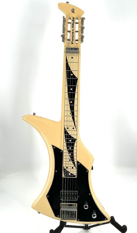 Peavey Power Slide Lap Steel Guitar Ivory With Strap