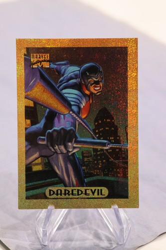 Lotto 6 Card Chase Set Inserto Holofoil Oro Marvel Masterpieces 1994 Jumbo Target - Foto 18 di 23
