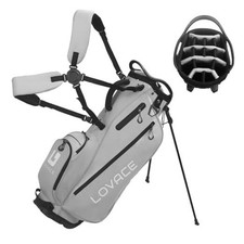 14 Way Golf Stand Bag, Lightweight Golf Bags with Stand for Men and Women Gray