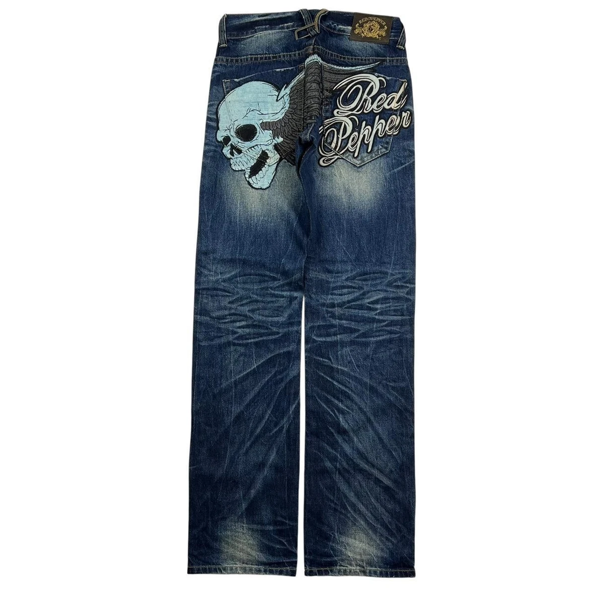 Mens Skull Jeans In Men's Jeans | eBay
