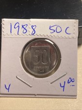 1988 Ecuador 50 Centavos BU Free Shipping