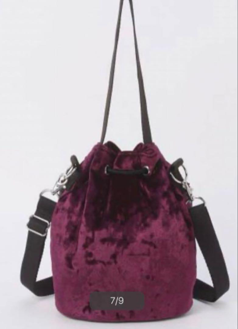 ★LeSportsac★ Veloa Cherrywood Drawstring Bucket Bag 3870M2 Lespo Drawstring Bucket Bag Cherrywood Velour | eBay