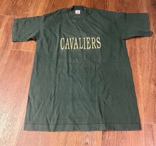 Vintage Cleveland Cavaliers T Shirt Green Made In USA Single Stitch Cotton Large