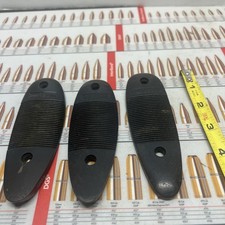 Vtg Remington Shotgun Plastic Buttplate Lot 3 H4 34 X W -1 58 2
