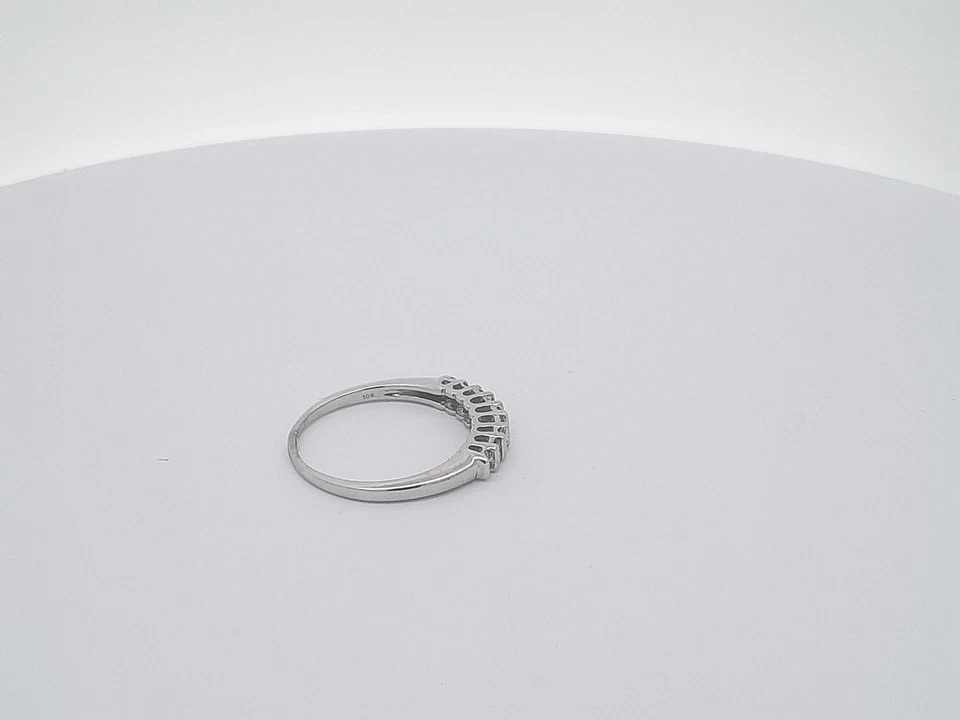 Anillo envolvente de oro blanco de 10 k con diamantes de 0,18 quilates 2,2 gramos tamaño 8,5 Aa0425izsa Foto 4 de 4