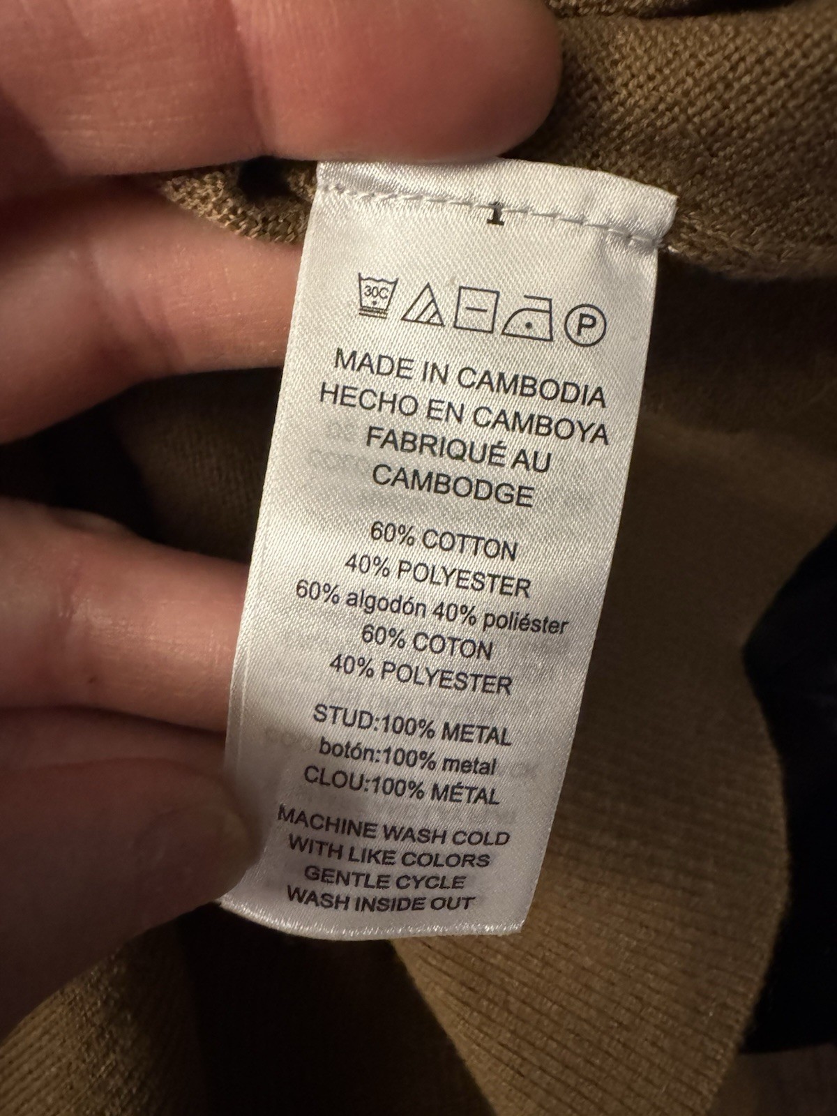 Michael Kors Women's Sweater XL Kors Studded Knit Crew Neck Long Sleeve Husk NWT thumbnail 6