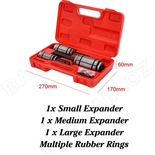 3 Piece Tail Pipe Expander Set Muffler Exhaust Pipe Dent Auto Remover Tool Kits