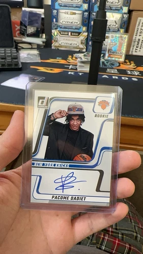 2024-25 Donruss Next Day Autographs SSP On Card Auto Pacome Dadiet Rookie Knicks