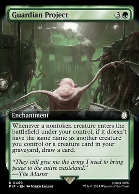 1x Guardian Project ~ Extended Art NM-Mint, English Universes Beyond: Fallout MT