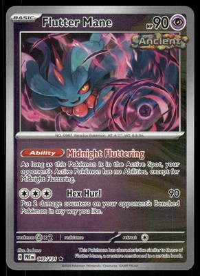 Flutter Mane 043/131 - Holo Prismatic Evolutions - Rare NM