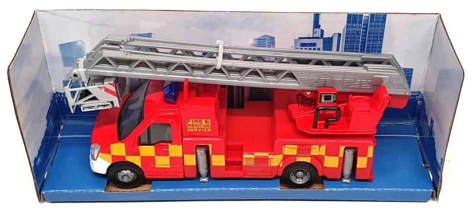Burago Appx 18cm Long 18-32267 - Municipal Fire Truck With Ladder - Red - Image 4 of 4