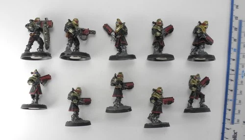 10 IMPERIAL NAVY BREACHERS Plastic Imperial Agents Inquisition Painted 40K 47