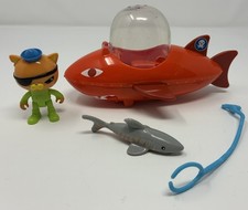 Octonauts Gup-B  Kwazii color change Shark Submarine Vehicle toy Complete