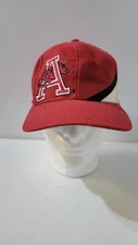 Vintage 90s Arkansas Razorbacks APEX One Snapback Hat Cap NCAA Football