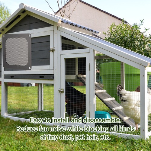 Computer Fan Filter Grills 4pcs PC Cooler Filter 3.66in For Chicken Coop Vent - Afbeelding 8 van 12