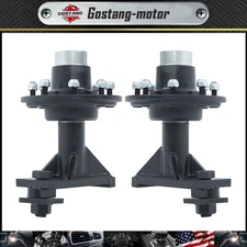 8 × 6.5 Lug Shipping Container Wheels and Bolt-On Spindle Kit w/o Handle 8000LB