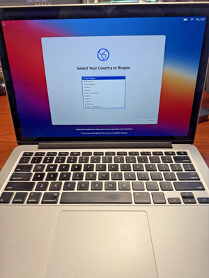 Apple MacBook Pro 13  Retina 2013 i5 8GB 256GB SSD 107 Cycles Big Sur