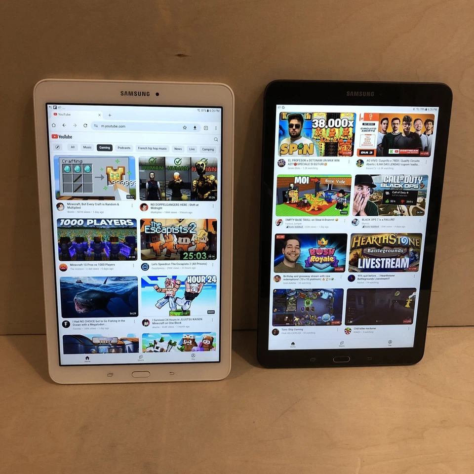 Lot 2X Samsung Galaxy Tab E 9.6in 16GB WiFi Android Tablet SM-T560 - Image 4 of 4