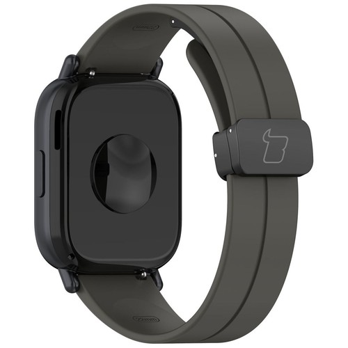 Bransoletka do smartwatcha (22 mm) Bizon Pasek na ramię Pasek do zegarka Pasek do zegarka Czarny - Zdjęcie 4 z 6