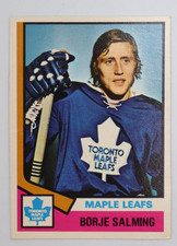 1974-75 O-Pee-Chee Borje Salming Rookie Card #180 - Great Condition. rookie card picture