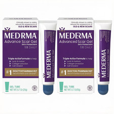 2PCS Mederma Advanced Scar Gel Treats Old and New Scars 0.7 oz