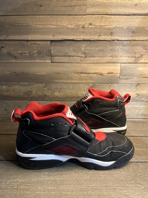 deion sanders shoes red and black