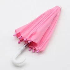 Pink Umbrella For BJD Doll Mini Doll Accessories Doll House Furniture Kids Toy