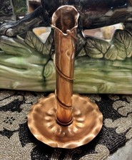 Gregorian Solid Copper Candle Stick Holder or Bud Vase 6”, made in the USA