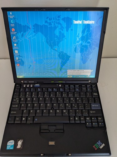 De colección IBM ThinkPad X60s Windows XP Home SP2 1 GB de RAM Core2Duo L2400 1,66 GHz - Imagen 3 de 11