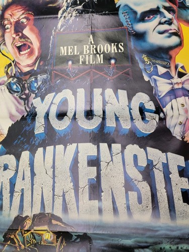 Young Frankenstein Original One Sheet Movie Poster. 1974. Light Wear AUTHENTIC - Picture 11 of 13