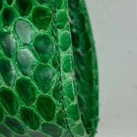 Gucci Chain Shoulder Bag Clasp Python Leather Gre… - image 3