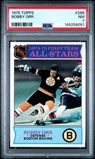 1975 TOPPS #288 BOBBY ORR PSA 7