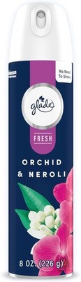 Glade Air Freshner Orchid & Neroli 8oz Aerosol Can New Fresh 1227509 1 Can
