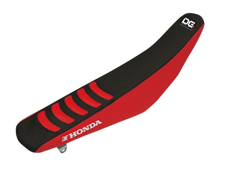 Housse de siège Blackbird Double Grip 3 rouge et noir pour moto Honda CRF250R et CRF450R