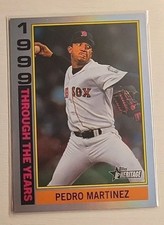 2025 Topps Heritage Chrome Pedro Martinez #TTY-14 Through the Years Holo Red Sox