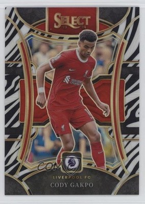 2023 Panini Select Premier League Mezzanine Zebra Prizm /25 Cody Gakpo #153 11p9