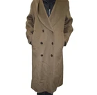 Rohe Double-Faced Wool Scarf Coat Women's Size 40 - Brown