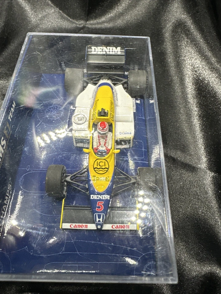 Minichamps F1 1:43 Williams Honda FW11 Nigel Mansell 1986 ships boxed from USA - Image 4 of 4