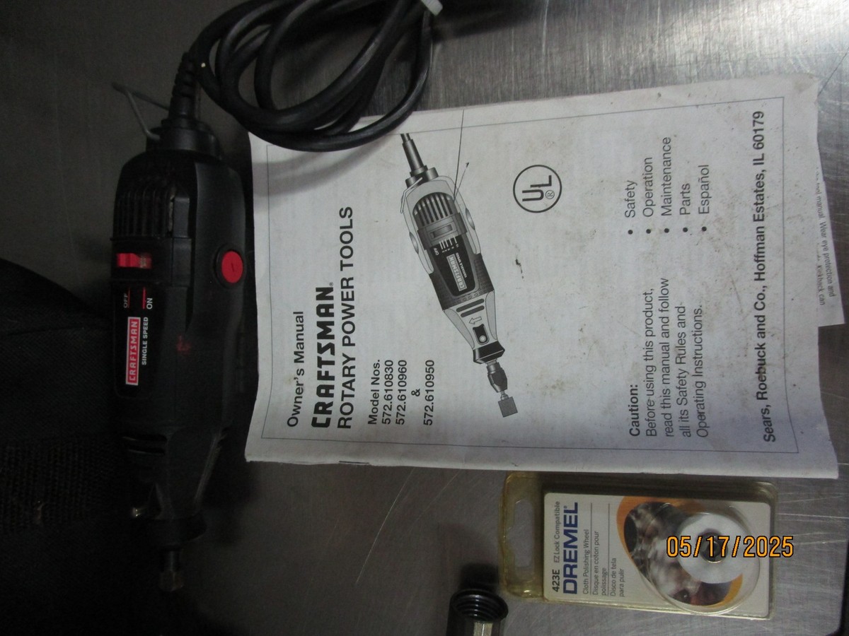 ★M★です Craftsman 10830 Single Speed Rotary Tool Kit for sale online