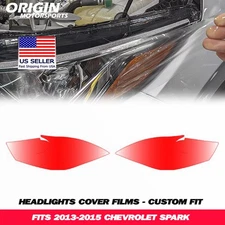 PreCut Headlights Protection Clear Covers Bra Film Kit PPF Fits 2013-2015 SPARK