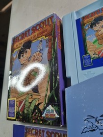 Secret Scout In The Temple Of Demise (Nintendo, NES) CIB RARE BLUE Variant 