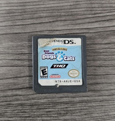 Paws & Claws: Dogs & Cats Best Friends (Nintendo DS game, 2007) Tested see photo