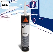 Sika Sikaflex 221 Industrial/Repair Sealant Sealer (300ML/Polyurethane/White)