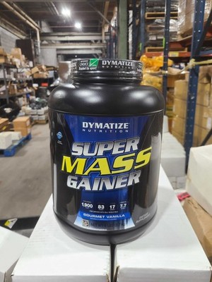 Dymatize Super Mass Gainer 6 LB Gourmet Vanilla 1900 Cal Protein New Sealed