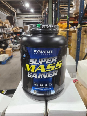#ad #ad Dymatize Super Mass Gainer 6 LB Gourmet Vanilla 1900 Cal Protein New Sealed $39.99