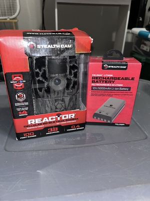 #ad Stealth Cam Reactor 26 MP Photo amp; 1080P w x1 12v 5000 mAH Li ion Battery $69.99
